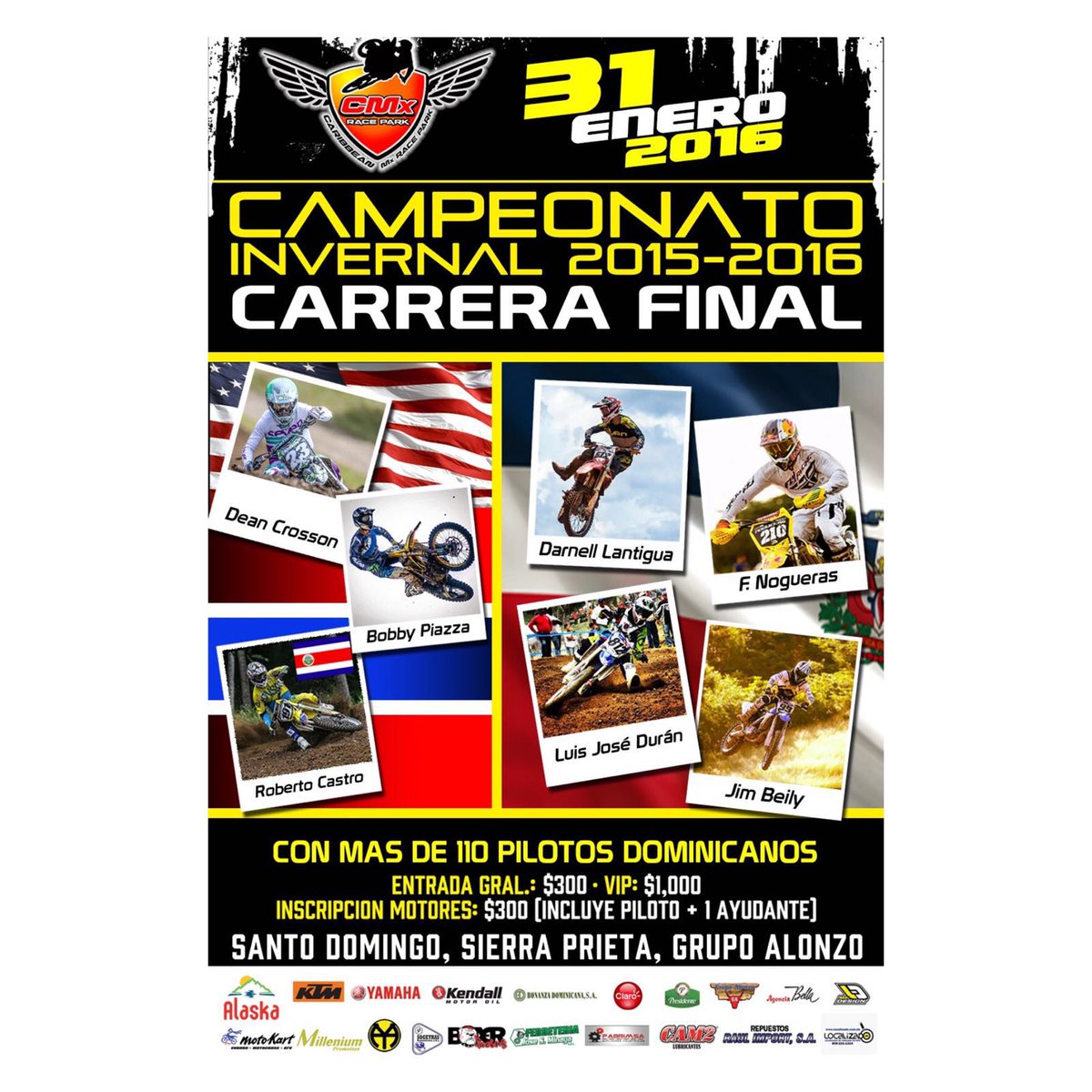 Hits92RD's tweet photo. #extremard CAMPEONATO INVERNAL 2015 2016 ESTE 31 DE ENERO No visitaron en @ARenLosDeportes https://t.co/qf3FU3mq5h