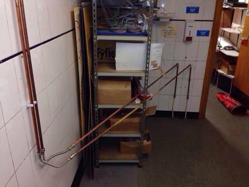 Screwfix's tweet image. Words fail us! Anyone fancy explaining this?