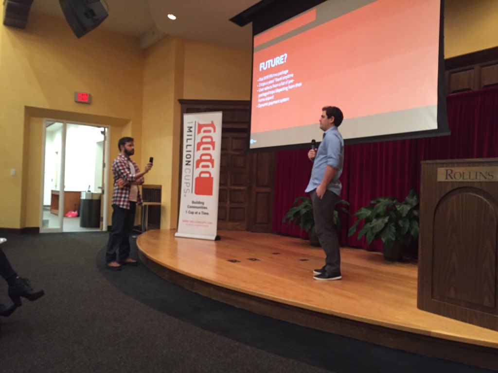 Stephanie4Foor's tweet image. Loving the reach for #Millennials with @1MillionCupsOrl and @trvelernation !!