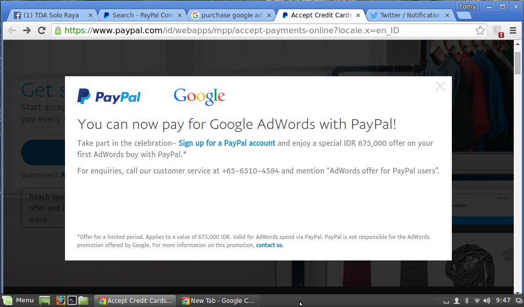 adwords paypal