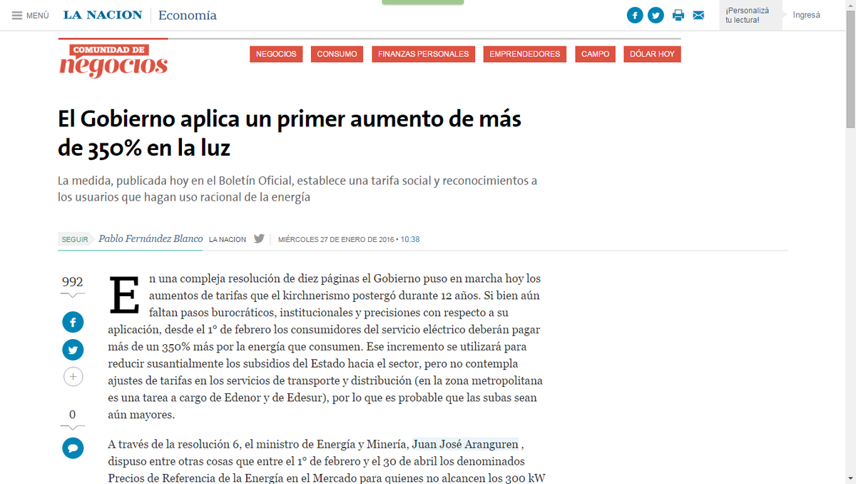 hernanpanessi's tweet photo. «Primer aumento». ¿Se prevén más? https://t.co/vmmiba5qPk