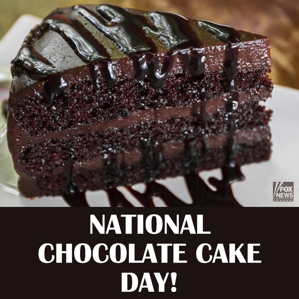 FoxNews's tweet photo. Yum, yum, yum! #NationalChocolateCakeDay https://t.co/uct9M8D4vC