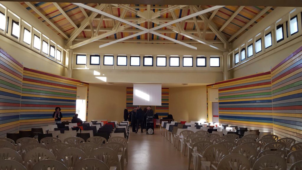 donatoVSgerardi's tweet photo. Colori a scuola per una... Scuola a colori! Opening today. Brava arch. Adriana Rosa! #myfavoritearchitect https://t.co/P9y6QXv7Z8