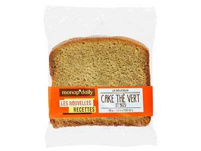 Monoprix's tweet image. Offrez-vous une pause japonaise avec le Cake Thé Vert #MonopDaily.