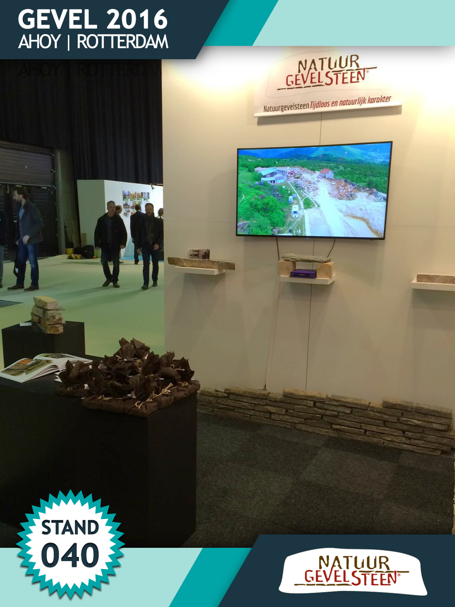 NGS_BV's tweet photo. Vandaag is de #gevel2016 beurs van start. Wij zijn present! Bezoek ons op stand 040, icm Steenindustrie Strating https://t.co/twpssV2N1j