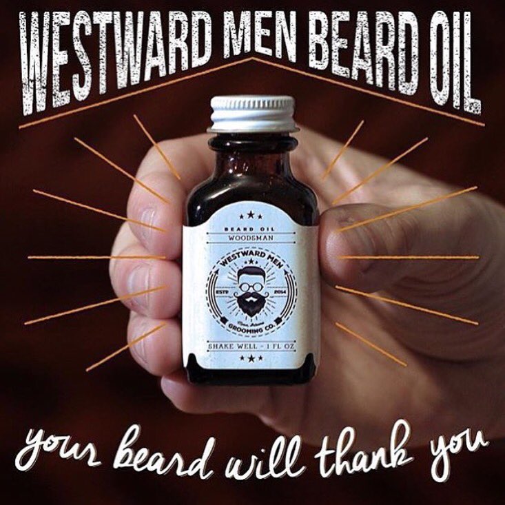 WestwardMen's tweet photo. Westward Men Beard Oil, the best there is.
#beardoil #beard #mensgrooming #beardbalm #handmade #madeintheusa https://t.co/D6Wl84RZax