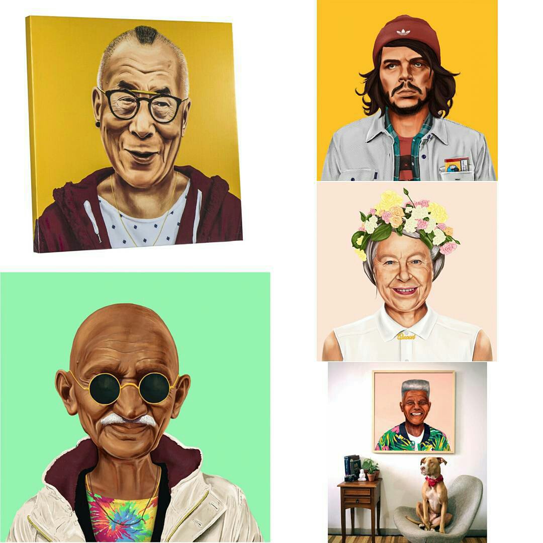 FisuraTM's tweet photo. ¿Imaginas a Gandhi o al Ché Guevara siendo hipsters?😆😎 ¡El artista israelí Amit Shimoni sí 😎 https://t.co/dngGc3gpzp https://t.co/Gqa9M6xubT