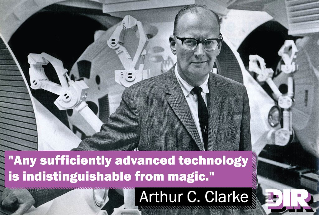 TexasDIR's tweet photo. "Any sufficiently advanced technology is indistinguishable from magic." - Arthur C. Clarke #WisdomWednesday https://t.co/FkhTotpd9t