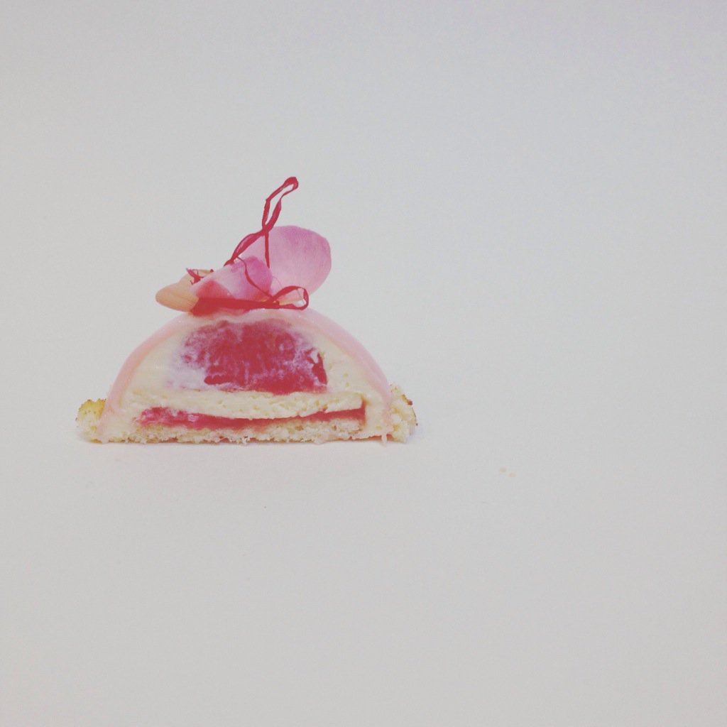 It's happening! #Yorkshire #rhubarb petit gateau for valentine's day, anyone? #Embracethepinkinyou