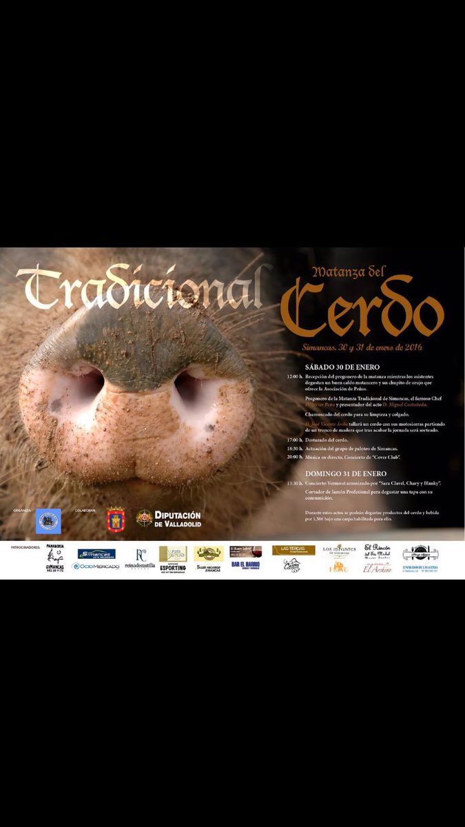 SoyDeSimancas's tweet photo. Este fin de semana en Simancas... https://t.co/33jUDwatIB