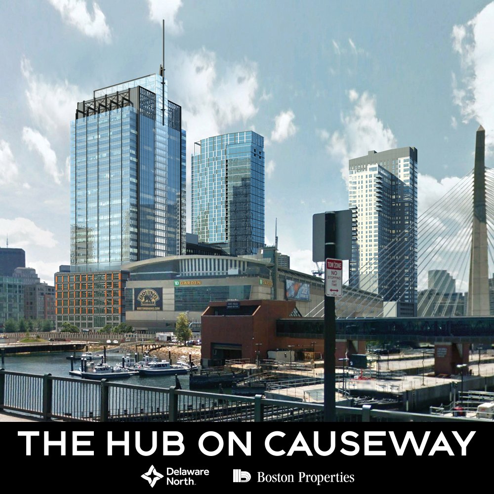 tdgarden's tweet photo. Delaware North &amp; Boston Properties are breaking ground for #TheHubOnCauseway! More info: https://t.co/e9dTuaVs0M https://t.co/cgzfIctRo9