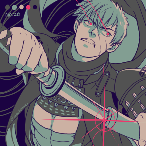「【カラーパレットからリクエストされた番号のカラーを使って描く】26番でたぬき! 」|右馬のイラスト
