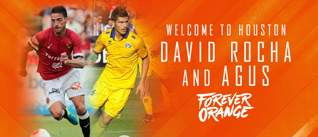 HoustonDynamo's tweet photo. Bienvenido a Houston, @Daviersuker y @agus_g_85! #ForeverOrange https://t.co/SBOgSjDt7y