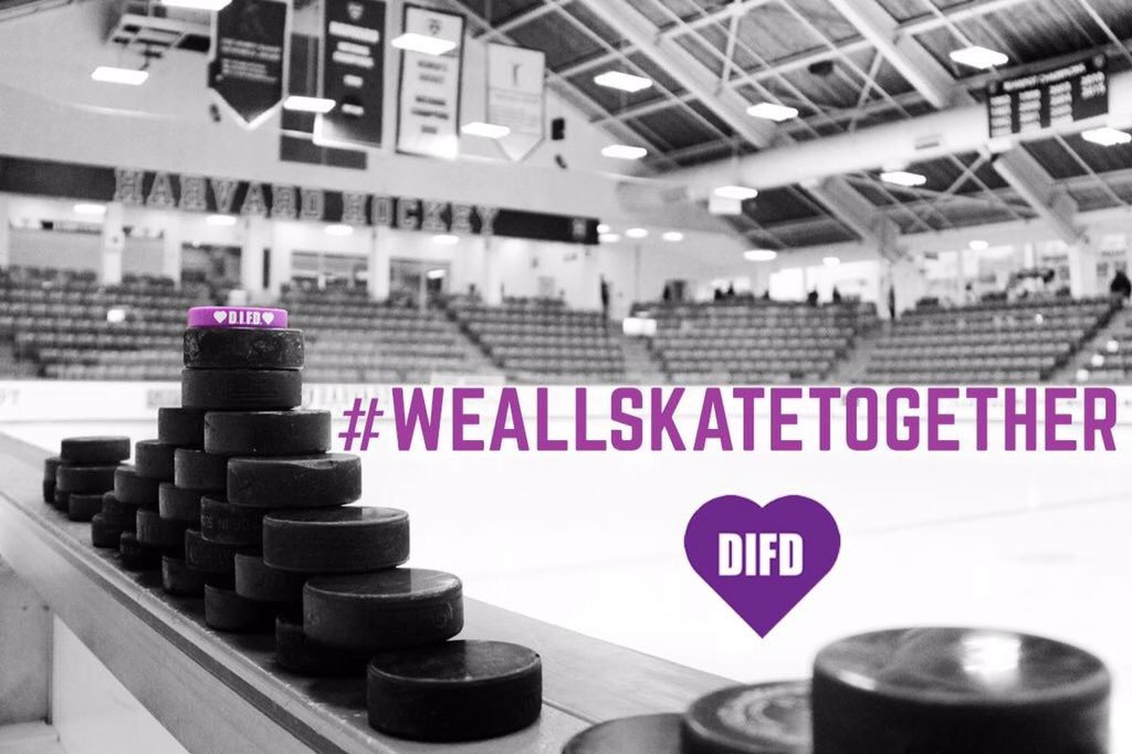 PHF's tweet photo. We are proud to have worked w/ @difdroyal for one @TheBostonPride game this season #WeAllSkateTogether #BellLetsTalk https://t.co/Lu64LcThvU