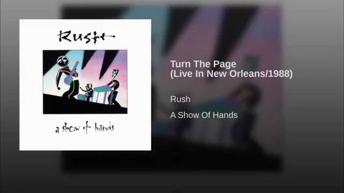 rushisaband's tweet photo. This day in '88 @RushTheBand play show in NOLA, record "Turn The Page" for "A Show Of Hands" https://t.co/R0UxWP7joL https://t.co/FONK5PNrtW