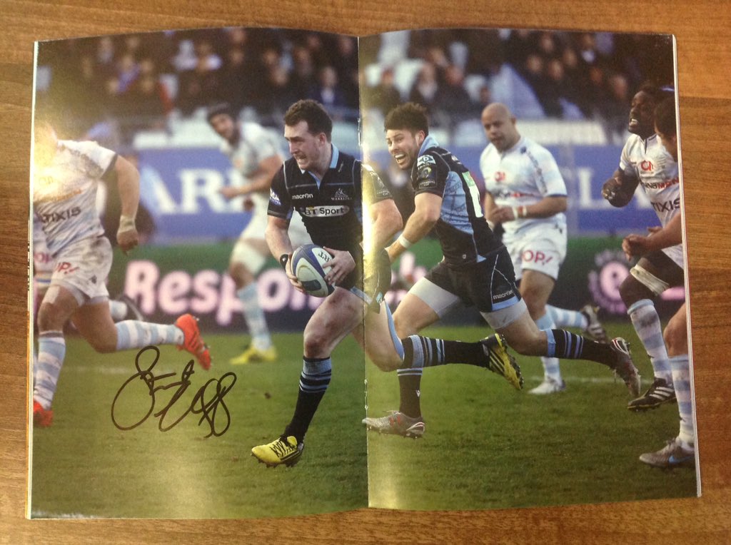 COMPETITION: Retweet to win a <a href="/duncan_weir/">Duncan Weir</a> and <a href="/StuartWHOGG_/">Stuart W Hogg</a> signed programme from the win against Racing 92.