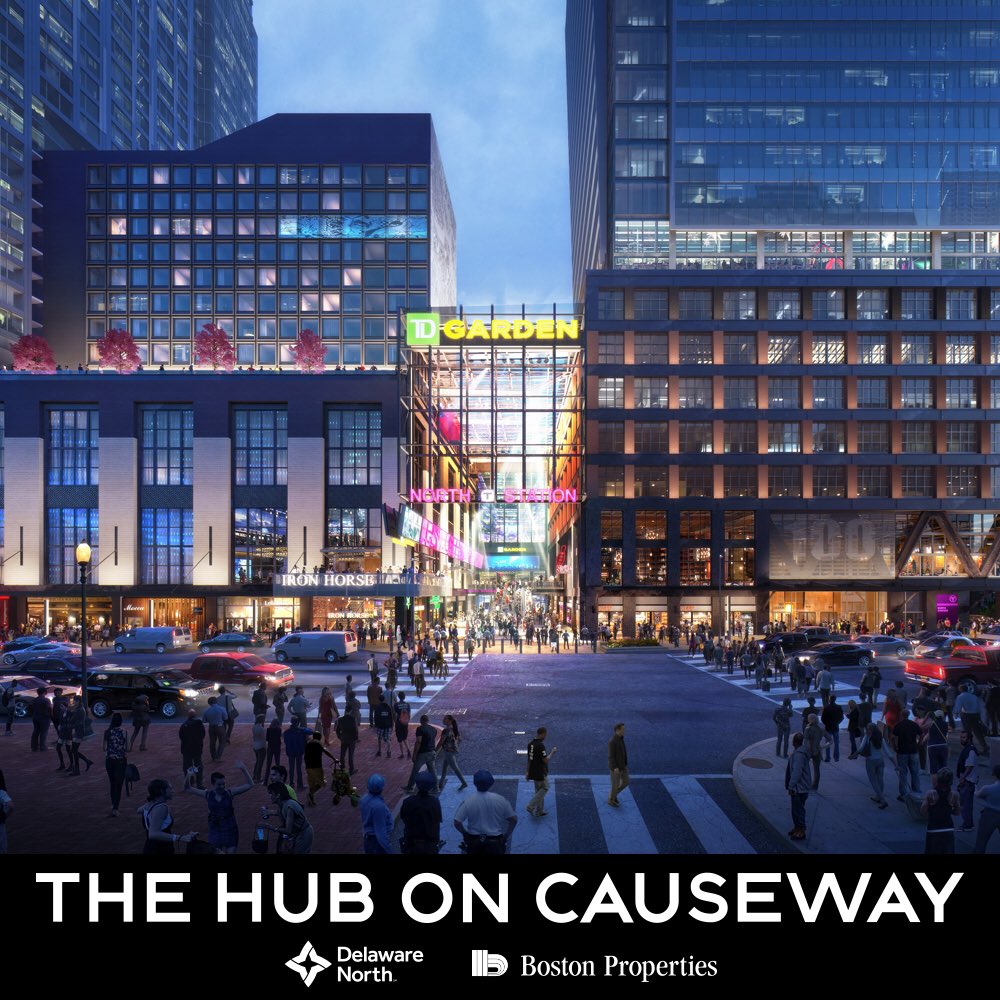 NHLBruins's tweet photo. #NHLBruins fans will experience a brand new entrance to @TDGarden and North Station. #TheHubOnCauseway https://t.co/dcEKWhoAvj