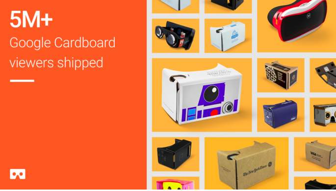 Google's tweet photo. A year and a half of @googlecardboard already? Is this VReal life? https://t.co/g7wObu7sg3 https://t.co/TJIGhQNnEp