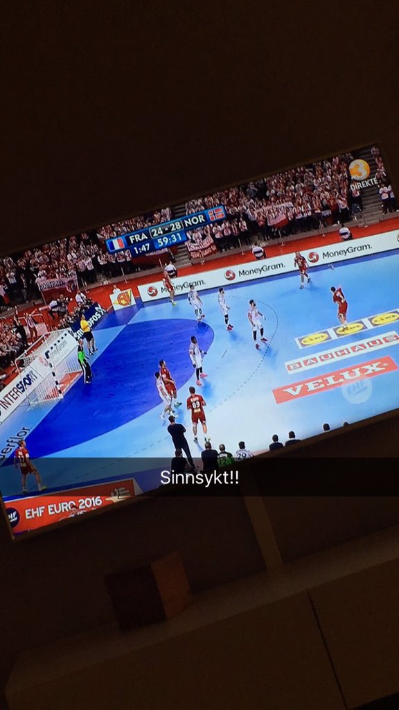 Fantastisk håndballhistorie! Grattis gutta, dette er helt sinnsykt gøy! #tv3em #norge #idrettsgallaen 😉