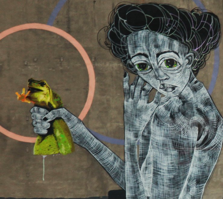 Faring Purth &amp; Thievin’ Stephen Collabo: “Cypress, Top Wrung”  brooklynstreetart.com/theblog/2016/0… <a href="/thievinstephen/">Thievin' Stephen</a> #faringpurth