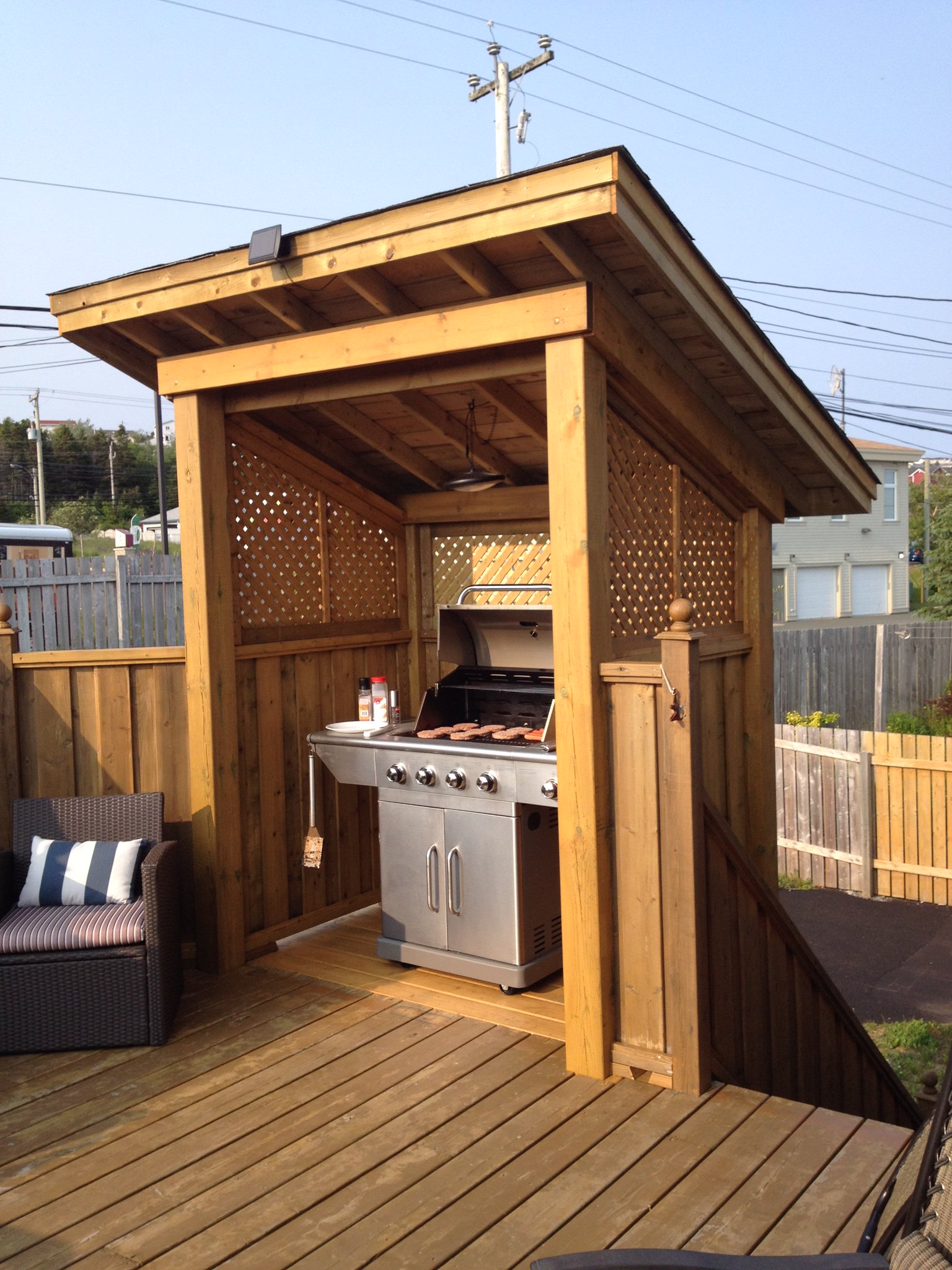 bbq shack outdoor kitchen, bbq shed, diy patio