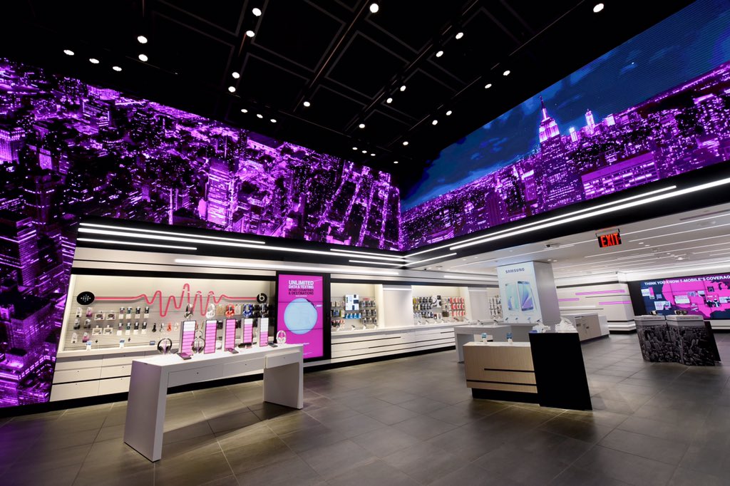 The finishing touches on the new #NYC #TimesSquare <a href="/tmobile/">T-Mobile</a> store are done and the store is open!! Go check it out!!