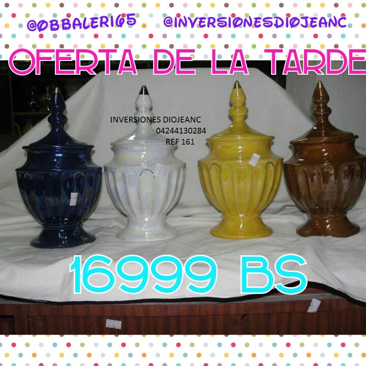 Rincon_Esot's tweet photo. #inversionesdiojeanc ofrece hermosas #soperas en #ceramica.. #ccs #santeros #santeria 04244130284 https://t.co/QT8VTQTpI4