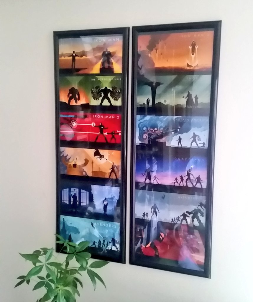 GibbsMaille's tweet photo. Framed my #Marvel #Phase2 #bluray sleeves alongside my #Phase1 set, #collectorsedition #art https://t.co/MjpvFfvOg1