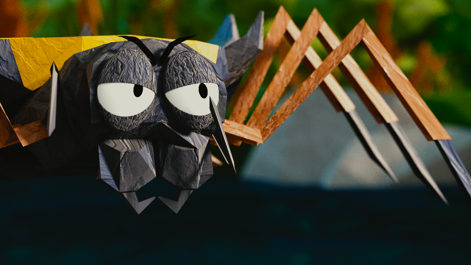 Working in the lighting for our short movie, still some texture tweats to do #simpatitas #b3d #animation