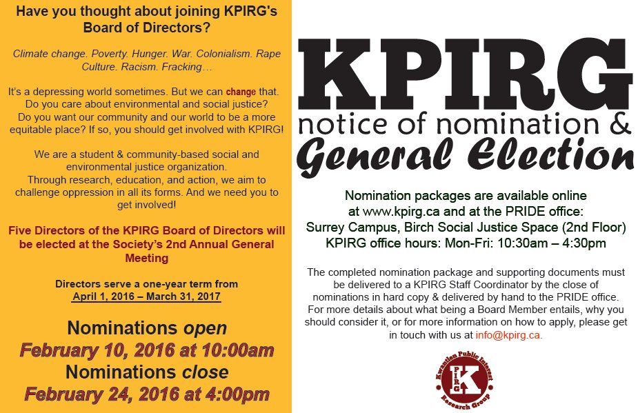 Would you be interested in a Board of Directors position in a radical non-profit org?! If so, we're looking for you!