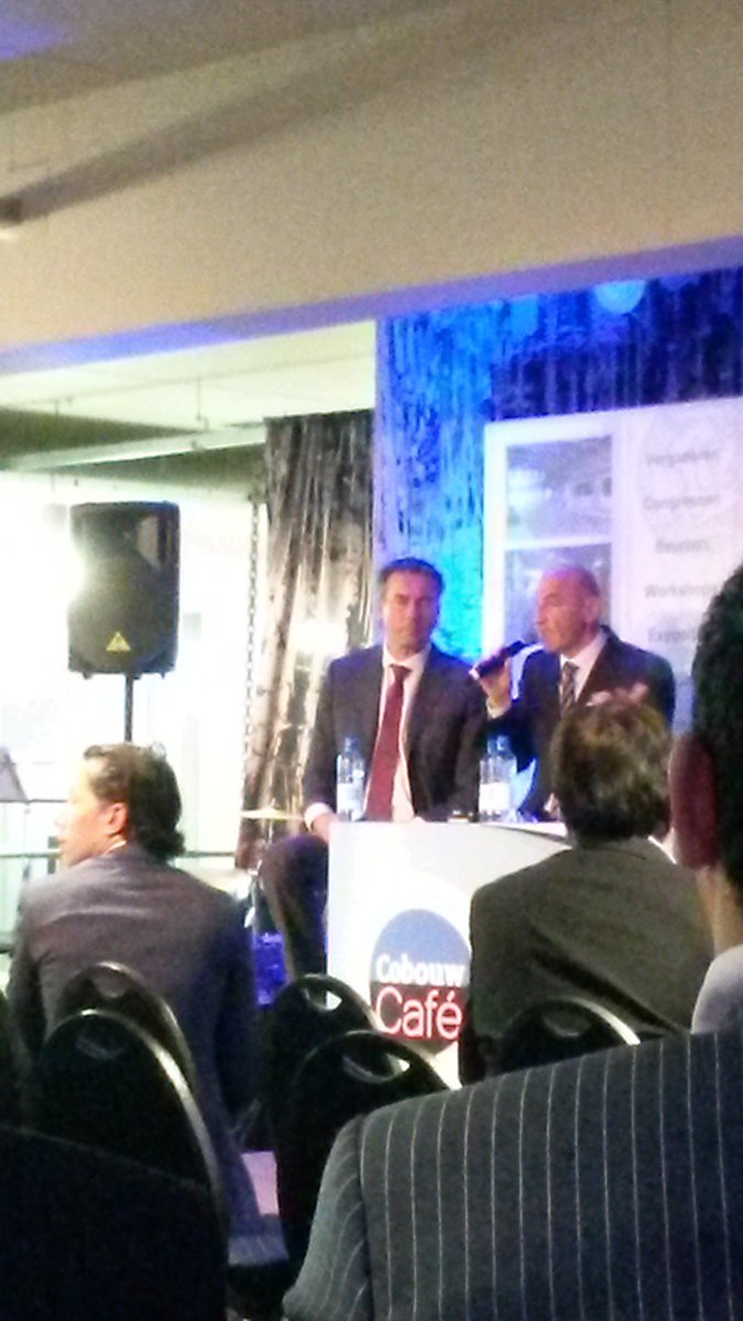 Drukbezet #cobouwcafe na levendige regiovergadering. Mooie regiodag!
