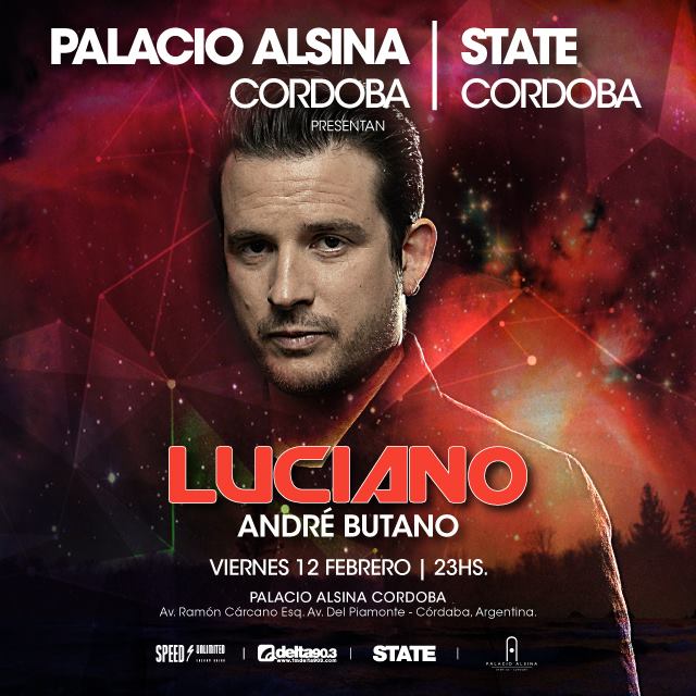 ¡Qué tal Córdoba! Este 12 de Febrero me presento en el nuevo Palacio Alsina Córdoba junto a <a href="/lucianocadenza/">Luciano</a> .