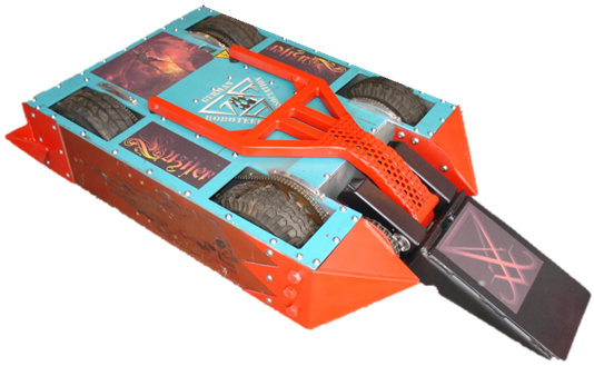Gee3Maggie's tweet photo. #Luzifer have now applied after problems with travel. #RobotWars #RobotWars2016updates #LettheWarsbegin https://t.co/erPhw3R5VB