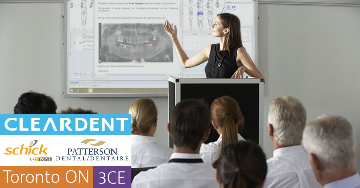 ClearDentCanada's tweet photo. FREE CE course with @SchickbySirona benefiting @aboutface, Feb 24 in Mississauga. Register: https://t.co/HWHrbsvklg https://t.co/S2EK5bGF4V