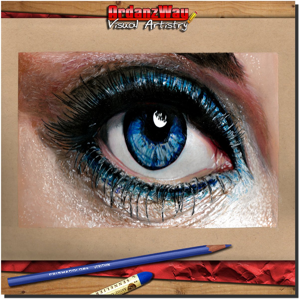 Only1Bfame's tweet photo. ｂｌｕｅｅｙｅｓ👀🎨....I have great art like this more #IG: https://t.co/2SMmrbzb2y. #portrait #draw #drawing #Art https://t.co/ZKuxaxm2YW