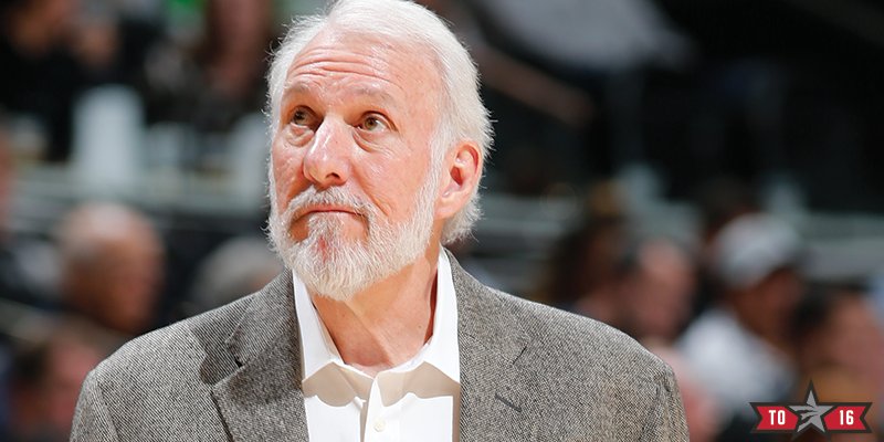 spurs's tweet photo. Coach Pop to coach Western Conference @NBAAllStar team in Toronto » https://t.co/YRsVY9KgQl https://t.co/IdVvuA4mNc