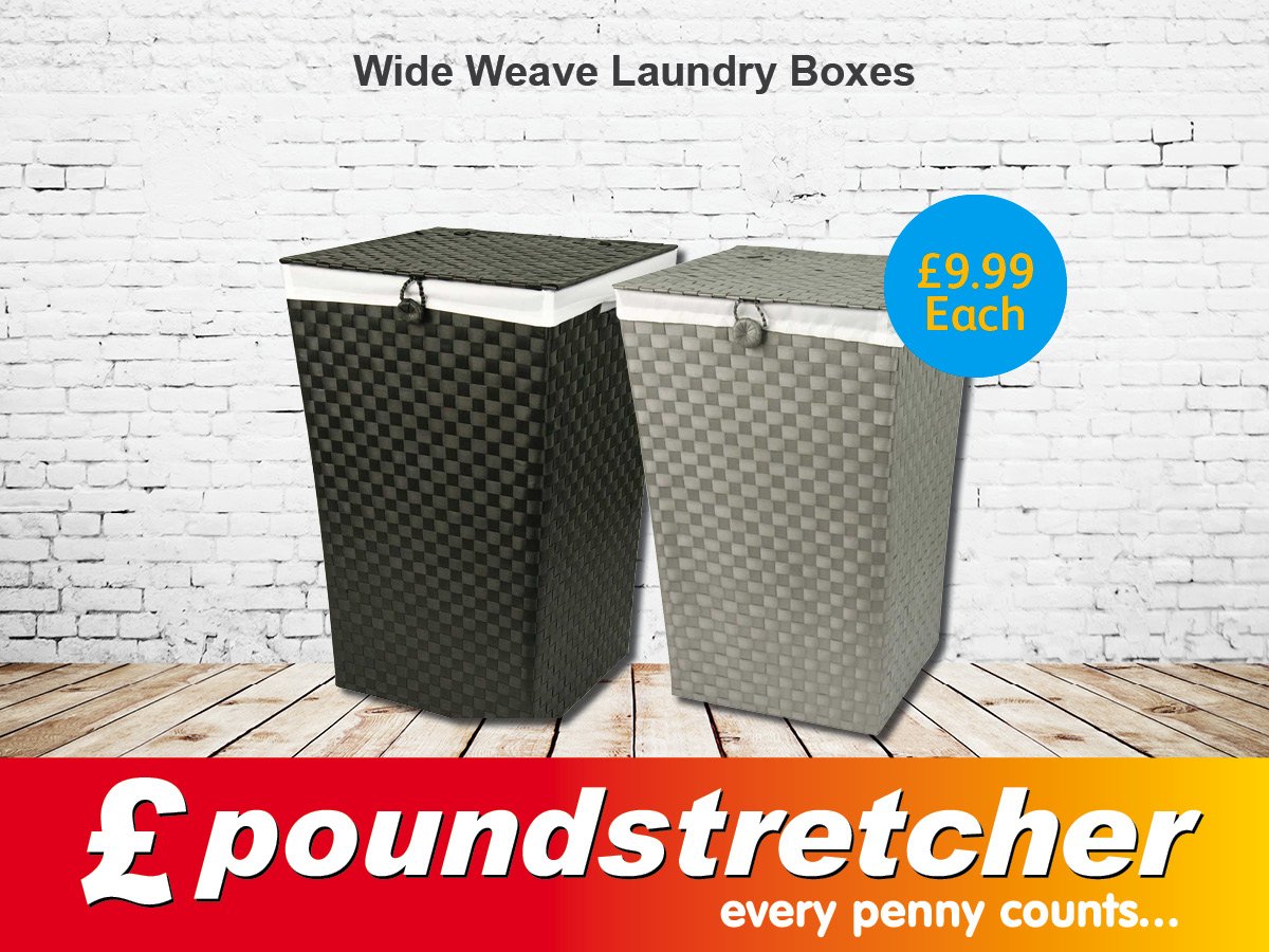 Poundstretcher on Twitter "Keep your laundry organised for less. weavebasket PSbargain 