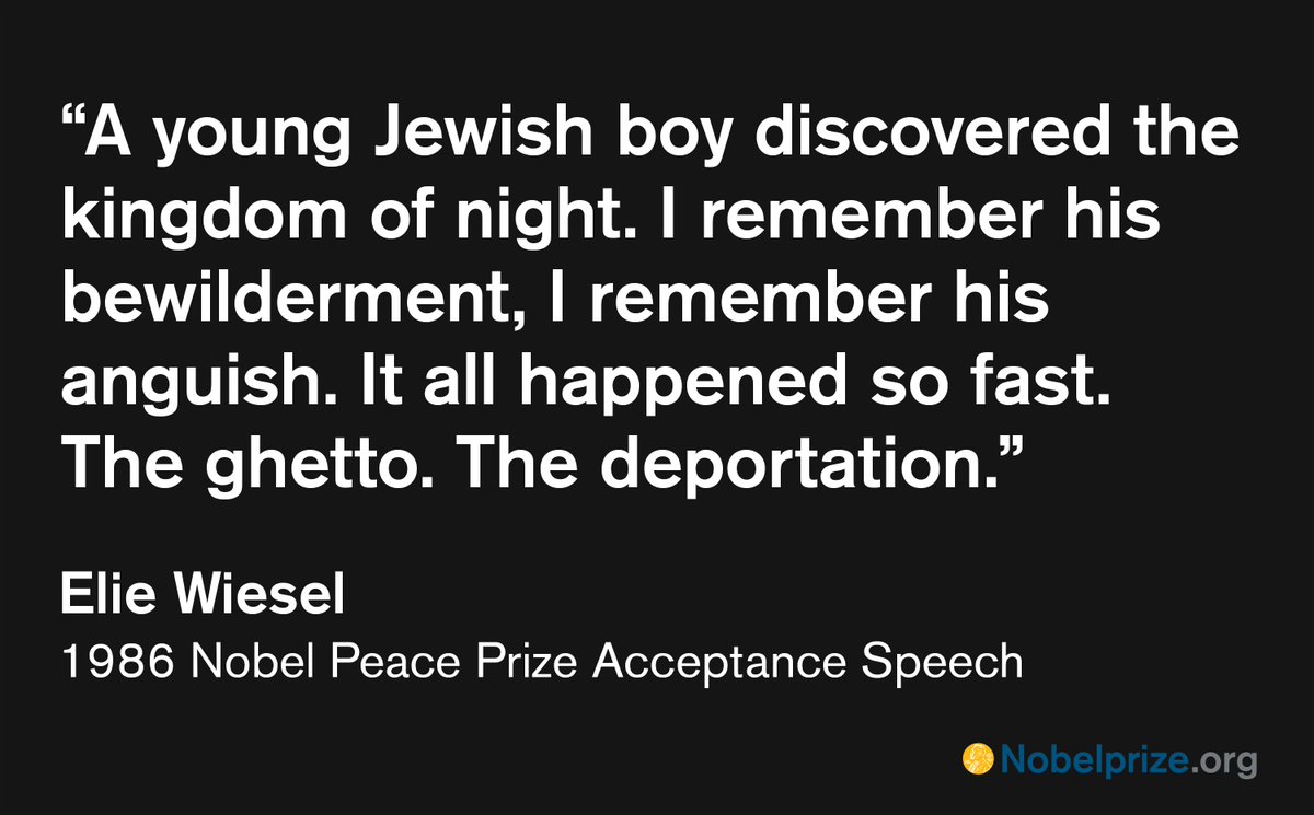 an analysis of elie wiesels nobel peace prize acceptance speech Start studying acceptance speech for the nobel peace prize - elie wiesel learn vocabulary, terms, and more with flashcards, games, and other study tools. an analysis of elie wiesels nobel peace prize acceptance speech Start studying acceptance speech for the nobel peace prize - elie wiesel learn vocabulary, terms, and more with flashcards, games, and other study tools.