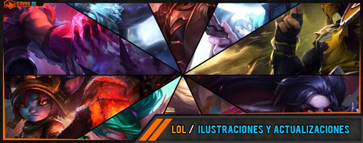 WebGankLoL's tweet photo. ACTUALIZACIONES Y NUEVAS ILUSTRACIONES DE LOS CAMPEONES
https://t.co/3X9H6wZFNo https://t.co/LCcCicBdMs