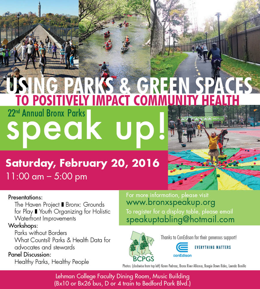 bronxspeakup's tweet photo. Save the Date: 22nd Annual Bronx Speak Up! will be held on Saturday February 20th, 2016 from 11-5 at Lehman College. https://t.co/vOhFtt6ME2