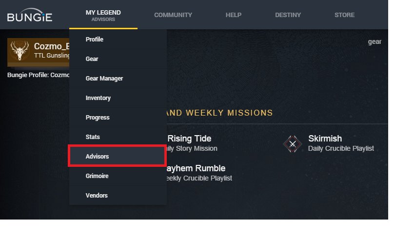 Bungie's tweet photo. We just updated our Advisors page to track Calcified Fragments by character. Go check it out. https://t.co/VoCRqevnO0