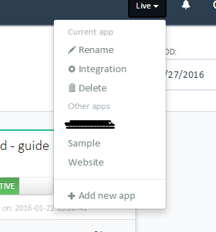 Did you know you can have multiple apps under the same account?