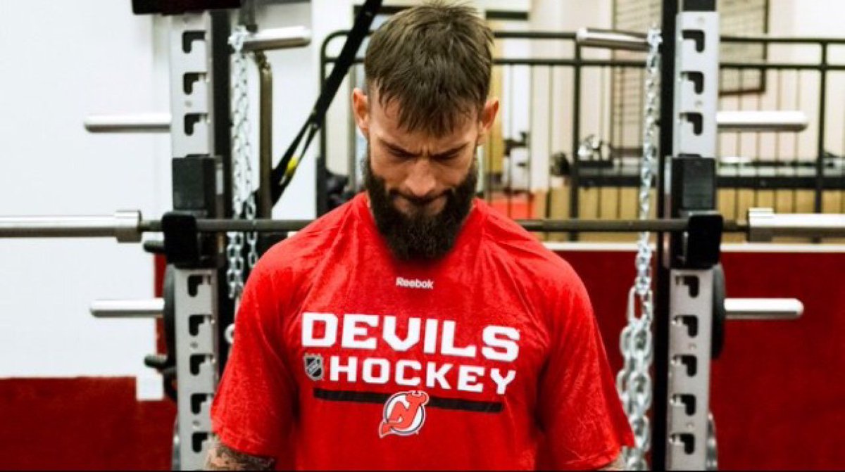 ringsidenews_'s tweet image. CM Punk has grown a beard and it looks horrendous.