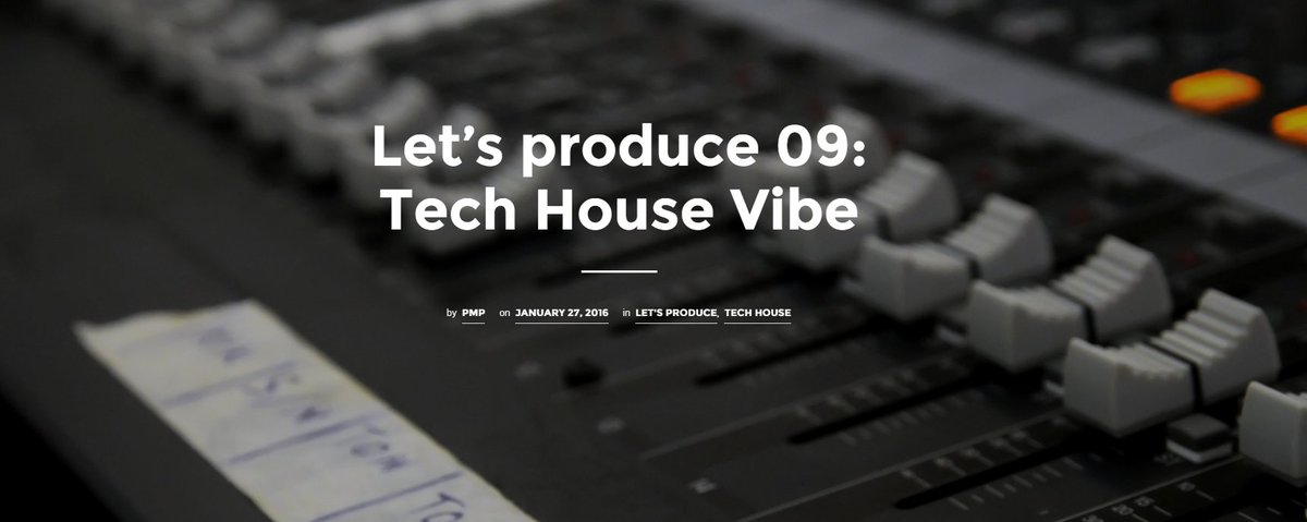 flstudio_pmp2's tweet photo. New Video Tutorial: How to produce a Tech House Beat [Episode 09] #flstudio
https://t.co/t3FBuTQbCN https://t.co/VxlJSqwVQd