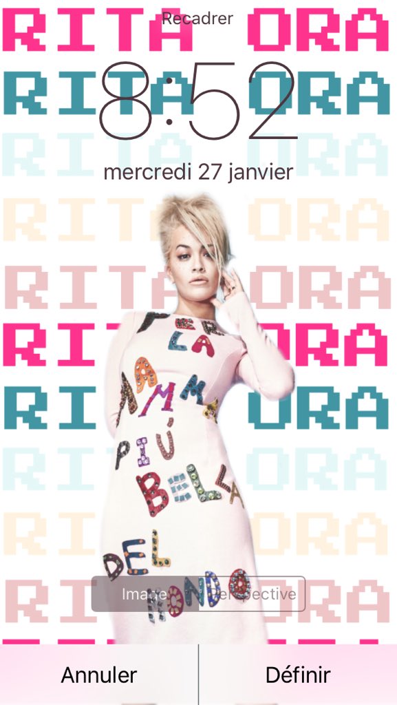 rita ora lockscreen tweet media