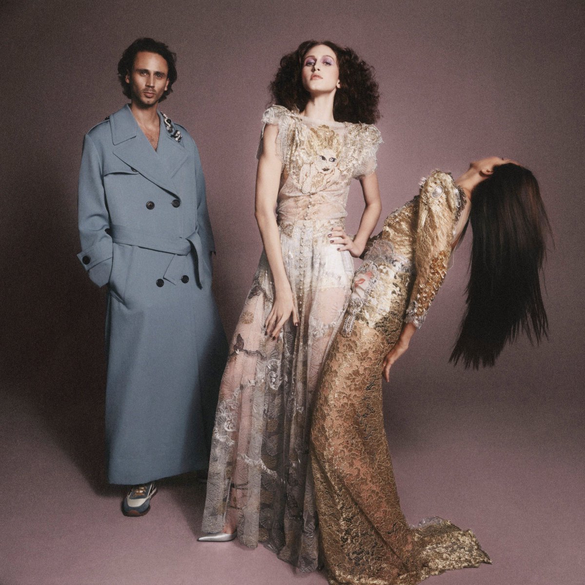 I’m thrilled to share this photo of Noel, Anna and Pat by David Sims for our SS16 campaign mjin.tl/ss16c