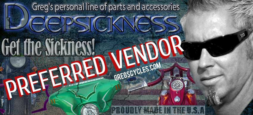 GregsCycleWorks's tweet photo. Lookin for #Custom parts in your shop? Check our #DeepSickness line, be a Preferred Vendor! https://t.co/1aVZZLoAFc https://t.co/CQCUyrme8h
