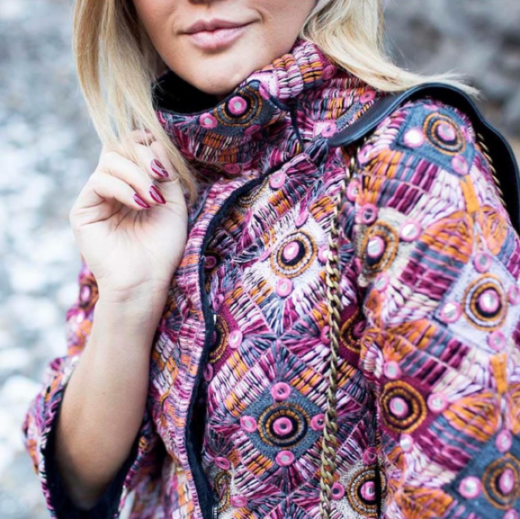 Our 'KALEIDOSCOPE DREAMS COAT' is a winter must have. Breathtaking embellished details! 😍👌💗 shopraga.com/products/kalei…