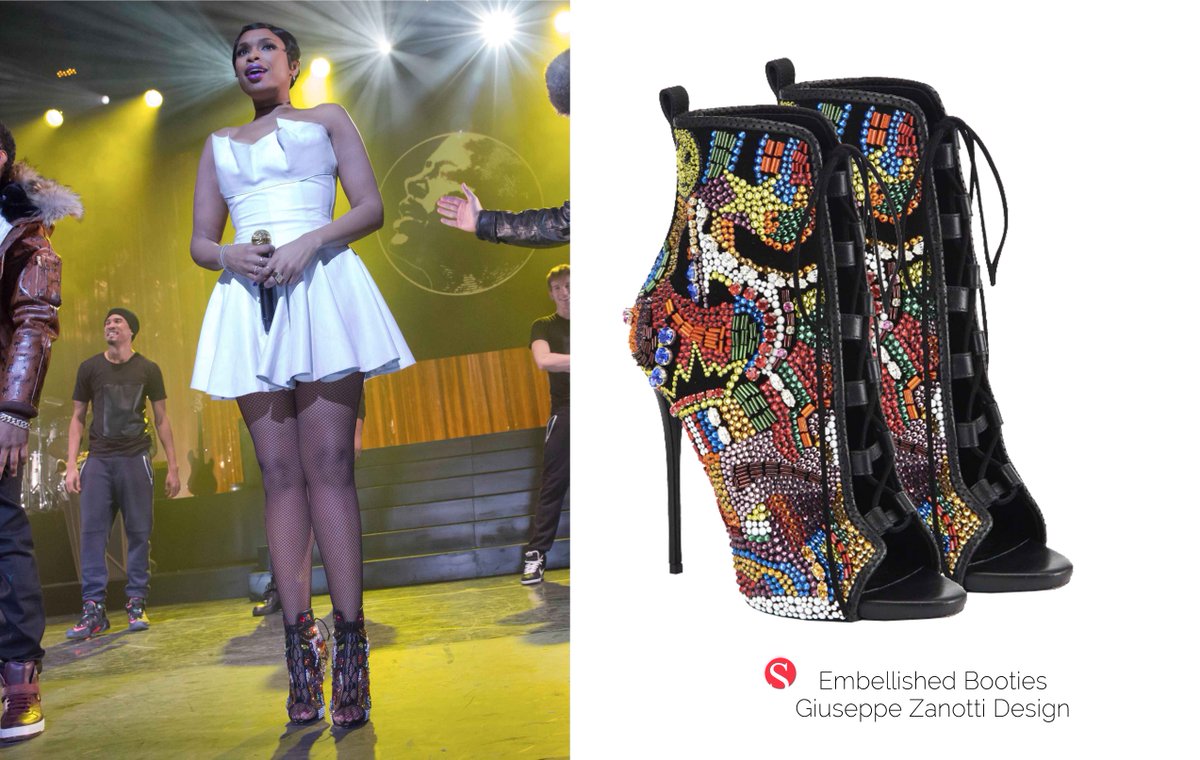 Spylight's tweet image. #WCW &amp;amp; major shoe envy goes out to @IAMJHUD in these @GZanottiDesign Booties from #Empire 💕 Spylight.com/shows/empire/c…