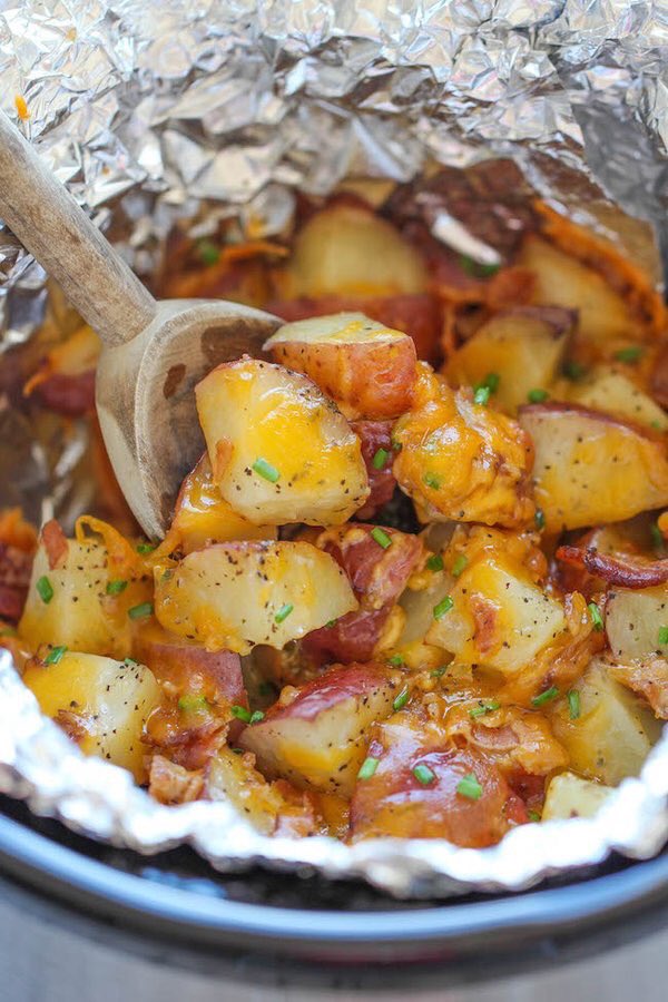 meat_p0rn's tweet photo. Cheesy Bacon Ranch Potatoes https://t.co/lg1feGsBMn